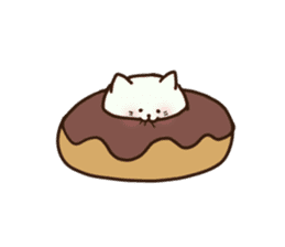 Cat in the cakes sticker #11413533