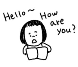 On the eyebrows yuruyurupatsukochan sticker #11413653