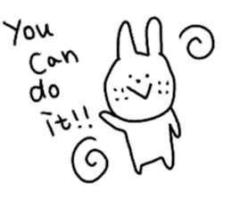 On the eyebrows yuruyurupatsukochan sticker #11413654