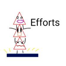 Triangle's path sticker #11414822