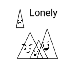 Triangle's path sticker #11414845