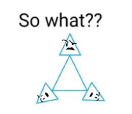 Triangle's path sticker #11414853