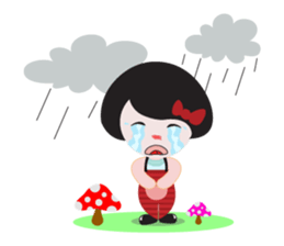 Mey in Red, Summer sticker #11415296