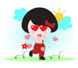 Mey in Red, Summer sticker #11415302