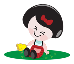 Mey in Red, Summer sticker #11415307