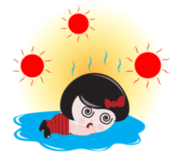 Mey in Red, Summer sticker #11415309