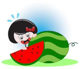 Mey in Red, Summer sticker #11415311