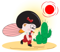 Mey in Red, Summer sticker #11415313