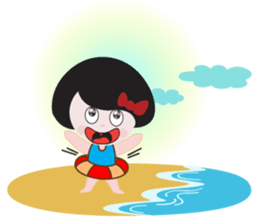 Mey in Red, Summer sticker #11415314