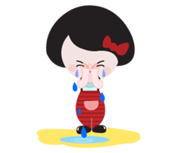 Mey in Red, Summer sticker #11415318