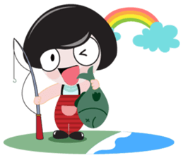 Mey in Red, Summer sticker #11415321