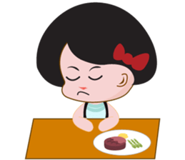 Mey in Red, Summer sticker #11415325