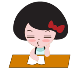 Mey in Red, Summer sticker #11415327