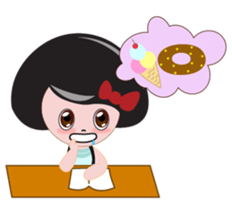 Mey in Red, Summer sticker #11415328