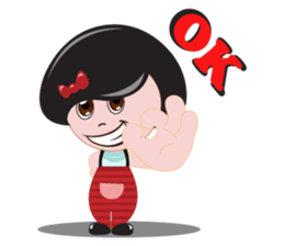 Mey in Red, Summer sticker #11415329