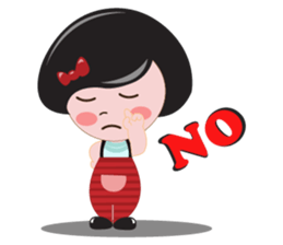 Mey in Red, Summer sticker #11415330