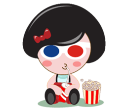 Mey in Red, Summer sticker #11415332