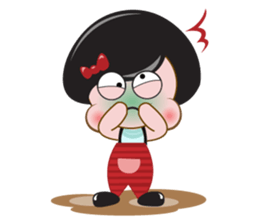 Mey in Red, Summer sticker #11415334