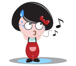 Mey in Red, Summer sticker #11415335