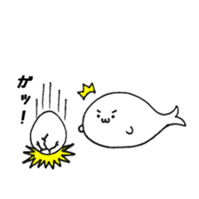 Cool and manly Mr. Seals in the kitchen sticker #11415372