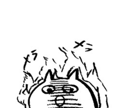 Freedom! Small white cat. sticker #11415426