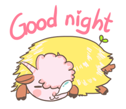 A Little Cute Pink Goat sticker #11415664