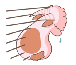A Little Cute Pink Goat sticker #11415667