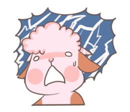 A Little Cute Pink Goat sticker #11415680