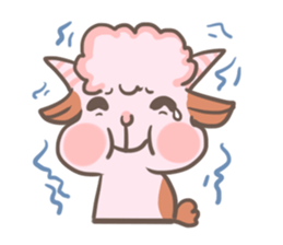 A Little Cute Pink Goat sticker #11415687