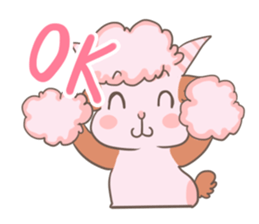 A Little Cute Pink Goat sticker #11415691