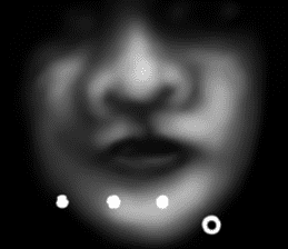 Face jet black of the darkness sticker #11416010