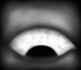 Face jet black of the darkness sticker #11416014