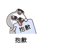 Cat soldier. sticker #11416103