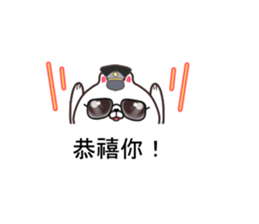 Cat soldier. sticker #11416104