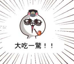 Cat soldier. sticker #11416110