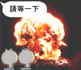 Cat soldier. sticker #11416116