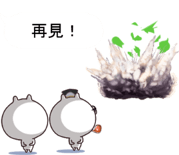 Cat soldier. sticker #11416117