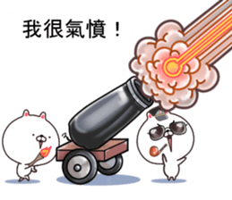 Cat soldier. sticker #11416118