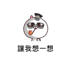 Cat soldier. sticker #11416124