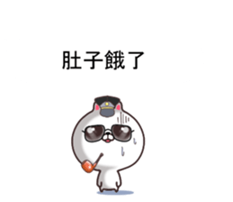 Cat soldier. sticker #11416125