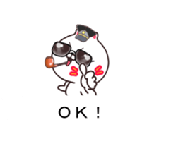 Cat soldier. sticker #11416128