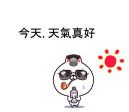 Cat soldier. sticker #11416131