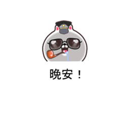 Cat soldier. sticker #11416132