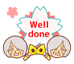 Cheerful teacher sticker #11416223