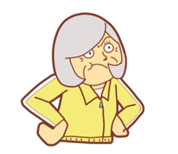 Cheerful teacher sticker #11416224