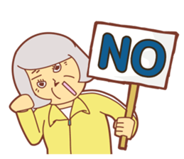 Cheerful teacher sticker #11416245