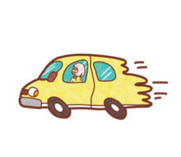 Cheerful teacher sticker #11416250