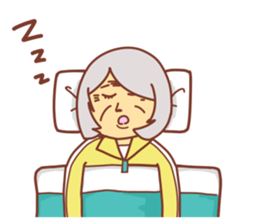 Cheerful teacher sticker #11416255