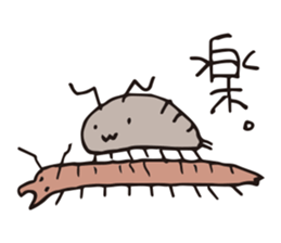 Isopoda 3 (with spider) sticker #11416341