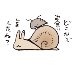 Isopoda 2 (with slug) sticker #11416455